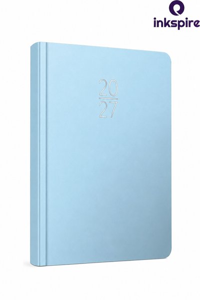 inkspire 2027 Agenda Faux Leather Bound 17X24 cm Lined 1 Piece Daily Yearly P...