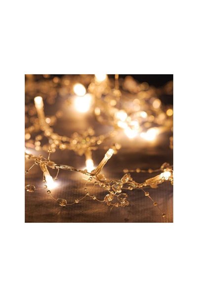 Jumbo Instalatie de Lumini cu 20 Becuri LED cu Baterii Inimi Transparente 1.3...