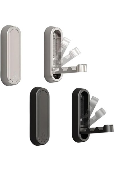 Generic Foldable Wall Hooks, Invisible Folding Retractable Wall Hooks, Single...
