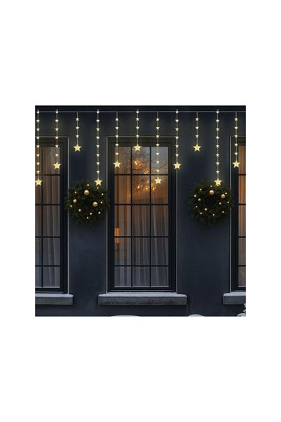 Jumbo Instalatie de Lumini Perdea cu 120 de Becuri LED Stele Program de Exter...
