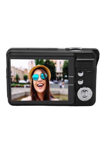 Plyisty Digital Camera, 48MP Point and Shoot Digital Camera with 2.7 Inch Scr...