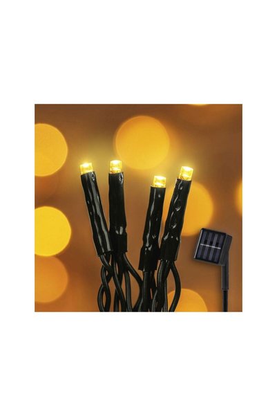 Jumbo Instalatie de Lumini Solara cu 60 de Becuri LED cu Senzor de Lumina de ...
