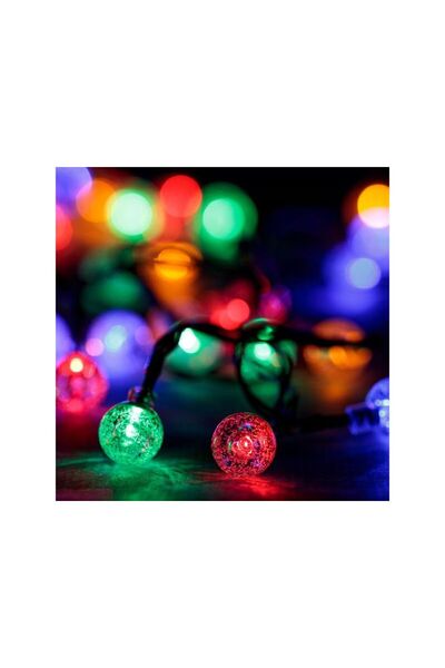 Jumbo Instalatie de Lumini cu 60 de Becuri LED cu Senzor de Lumina & 2 Functi...