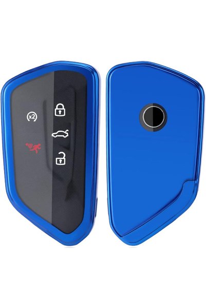 Generic Remote Keyless Entry TPU Key Fob Case Cover fit for 2020 2021 Volkswa...