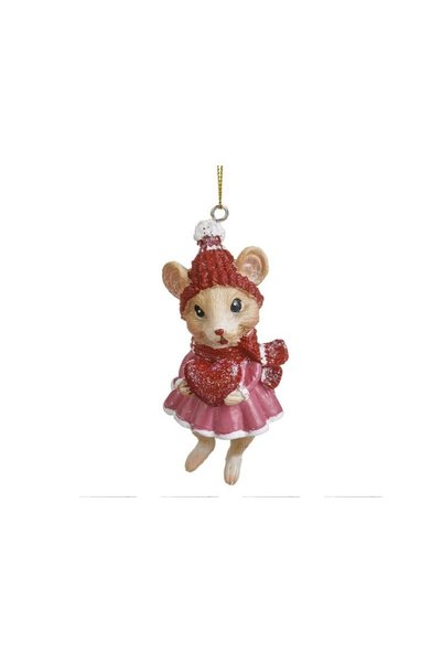 Jumbo Ornament de Craciun Figurina de Soricel 10cm