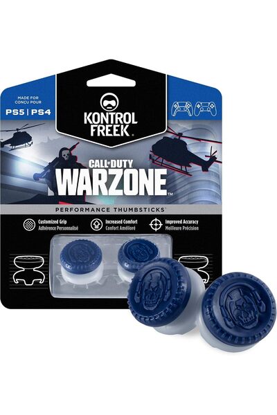 Generic أذرع تحكم بلاستيكية زرقاء/رمادية لأداء محسن لألعاب PS4 Call of Duty: ...