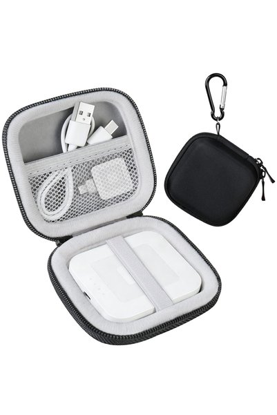 Lacdo Case for Square Card Reader, Chip Card Reader Scanner Case, Black