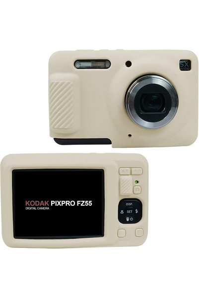 Generic Case for Kodak PIXPRO FZ55 Camera,Silicone Protective Cover,Beige