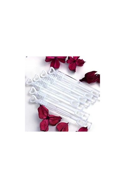 ANTBRO Set 8 Mini Baloane de Săpun în Sticluță cu Inimă Albă 5ml, Mărturii de...