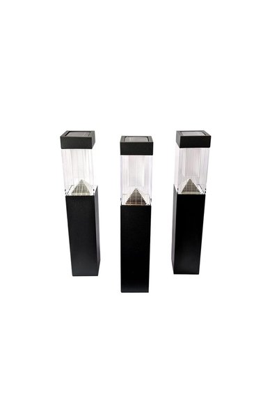 Grundig Σετ 3 ηλιακών φωτιστικών LED εδάφους για εξωτερική χρήση 6.5x6.5x52.5...