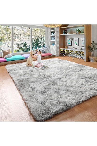 Generic Ultra Soft Indoor Modern Area Rugs Fluffy Living Room Carpets for Chi...