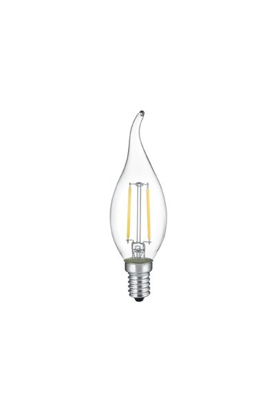 Milanlux Bec LED cu filament C35 Lung 6 W E14 4000 K 660 lm