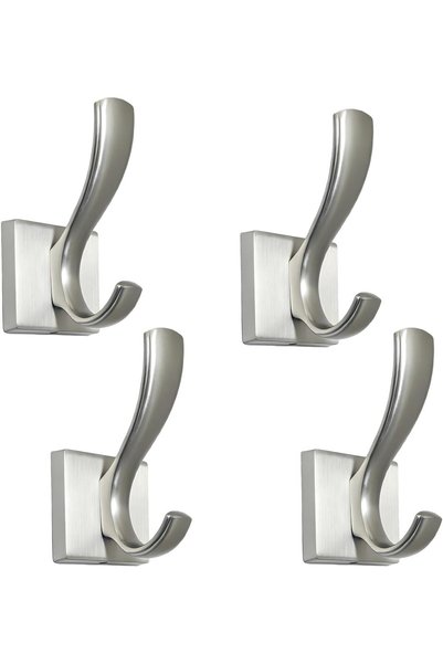 Generic Brushed Nickel Towel Robe Clothes Coat Hooks for wall