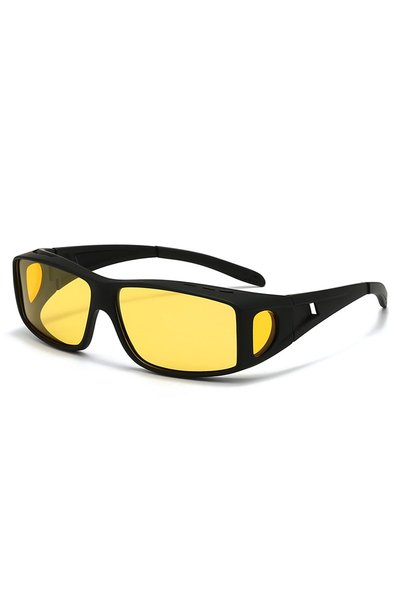 wisfunlly Night Vision Glasses for Men Women, Drive Bright Anti-glare Polariz...