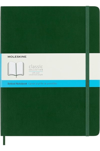 Generic دفتر ملاحظات مولسكين كلاسيك، غلاف ناعم، حجم كبير (7.5 × 9.5 بوصة)، من...