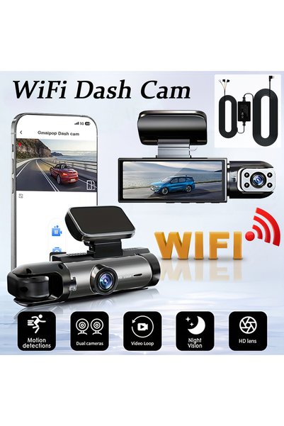 Choice With 32G SD Card With Hardwire kit 1080P WIFI Dual Camera Dash Cam for...