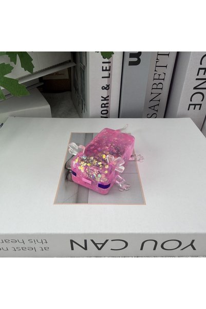 Choice Colorful Pink 1pcs Glitter Transparent Salamander Squishy Toy Boxed Fi...