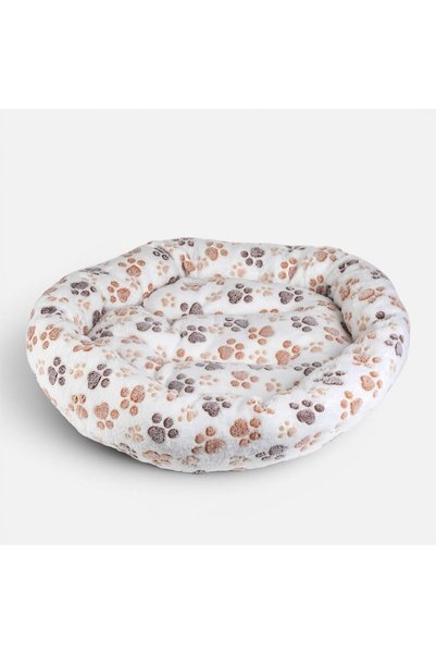 OEM Pat Culcus Gri cu Model Oase pentru Caini Ø60x13cm