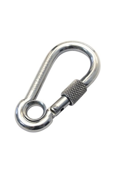 OEM Pösamo Nautic Pro 100mm καραμπίνερ ασφαλείας με παξιμάδι, από ανοξείδωτο ...