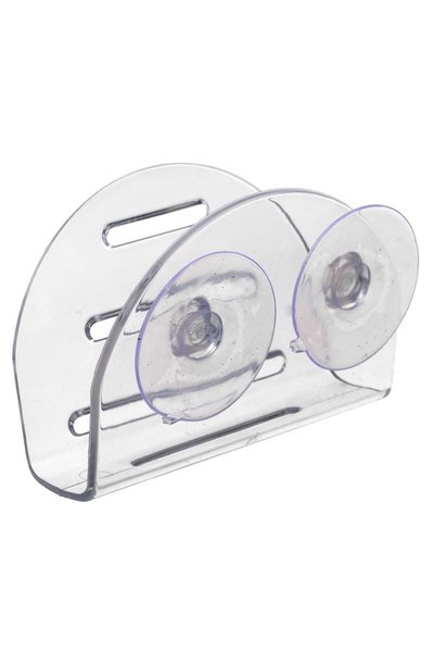OEM Suport Acrilic cu Ventuza pentru Burete de Baie 11x5x7,5cm