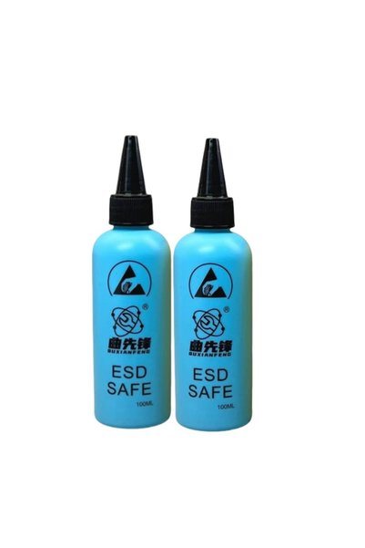 Choice 2pcs 100ML ESD Dispenser Plastic Solvent Bottle High Quality Leak Roof...