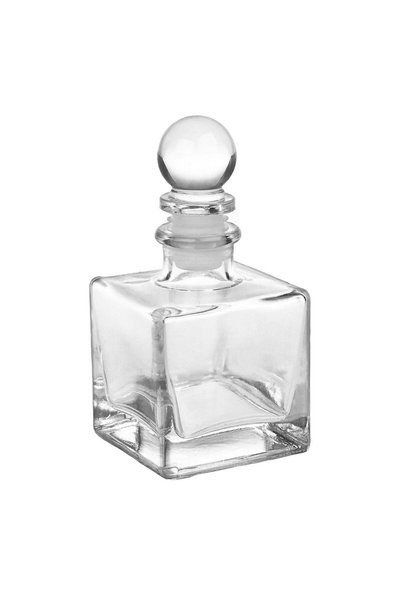OEM Sticla Transparenta Patrata cu Dop Bila pentru Lichior 50ml