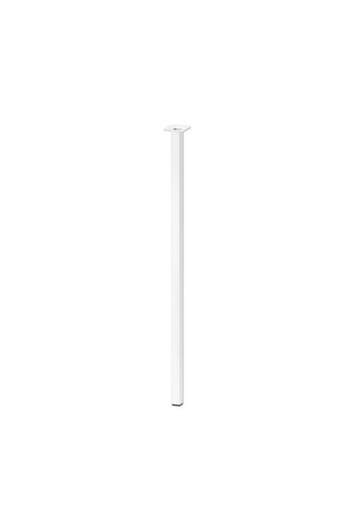 OEM Πόδι τραπεζιού Tarrox τετράγωνο 25x25x800 mm, λευκό