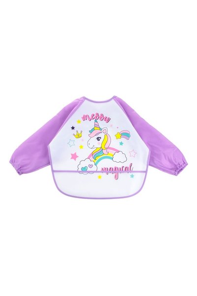 OEM Baveta cu Maneci Lila Unicorn