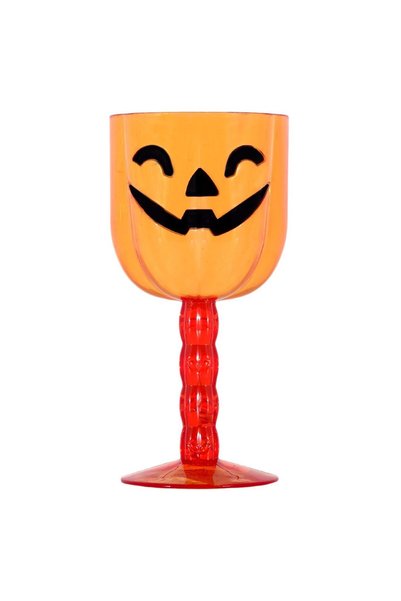 OEM Pahar cu Picior de Halloween Dovleac 8x18cm