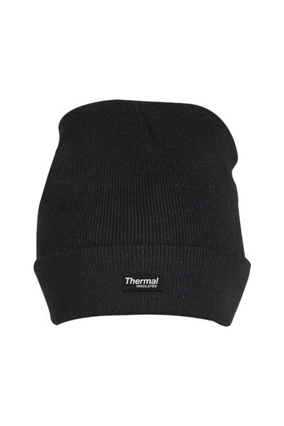 ardon Fes de protecție Oskar din material acrilic negru căptușit cu fleece, m...