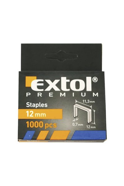OEM Γαλβανισμένα συνδετήρες 8mm 1000 τεμάχια.