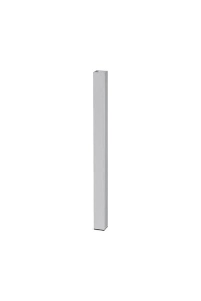 OEM Πόδι τραπεζιού τετράγωνο Tarrox 50x50x710 mm, ασημί