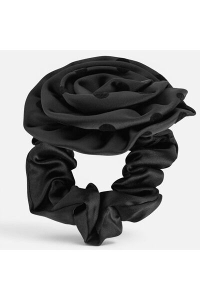 OEM Elastic Par Negru cu Floare pentru Femei