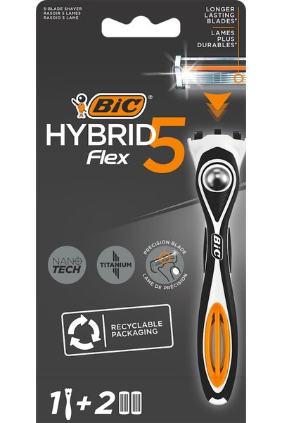 Bic Flex5 Hybrid aparat de ras + 2 rezerve, 1 buc