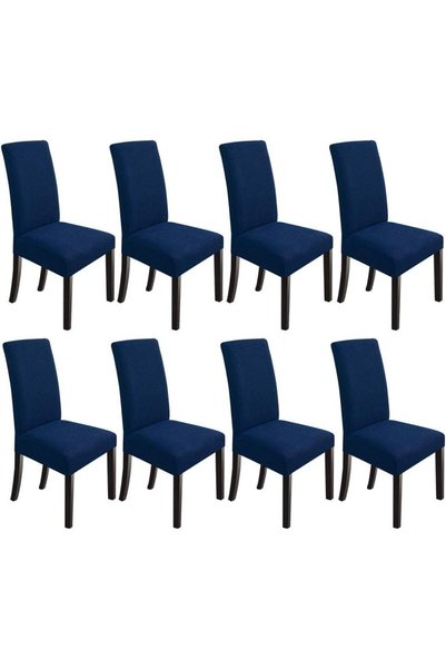 Generic Chair Covers Stretch Chair Covers, 8 Pack Chair Slipcovers Dining Cha...