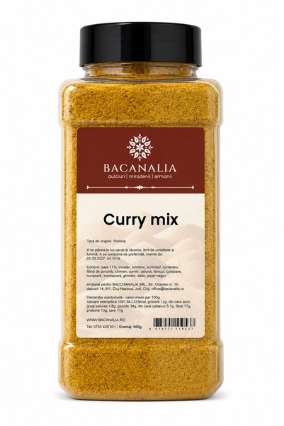 Bacanalia Amestec de curry 600 gr