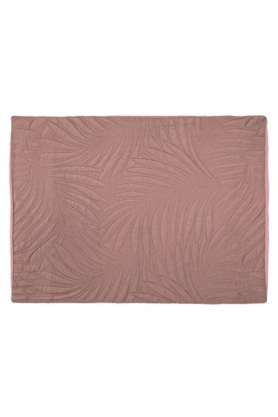 OEM Fata de Perna Roz cu Model Frunze 70x50cm