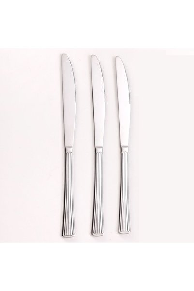 OEM Cutite de Masa din Otel Inoxidabil "Linear" 23cm - 3buc