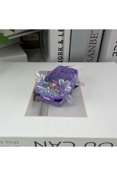 Choice Colorful Purple 1pcs Glitter Transparent Salamander Squishy Toy Boxed ...