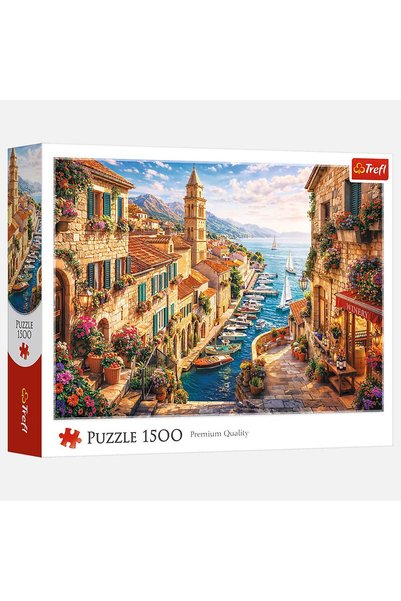 OEM Puzzle Sat de Coasta Barcelona (1500 Piese) - Trefl