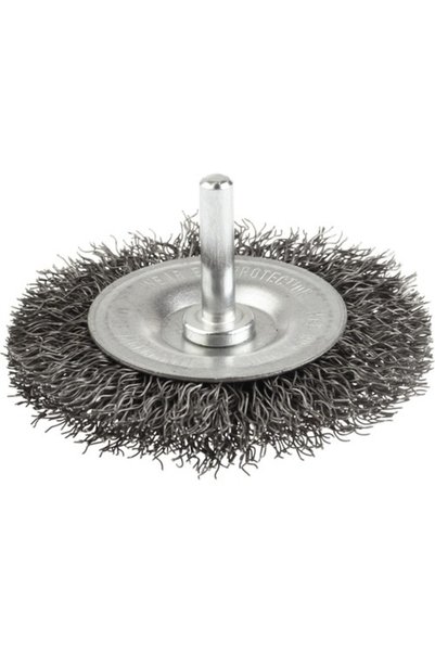 OEM Lessmann round wire brush Ø75mm, extra-fine steel wire