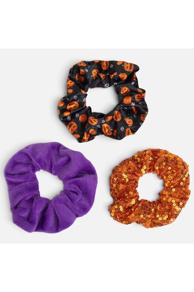 OEM Elastice de Par Halloween cu Dovleci - 3buc