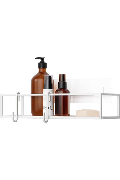 Generic Cubiko Shower Shelf, Metal Floating Shelves with Adhesive Mounting St...