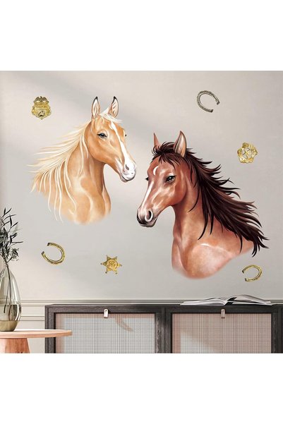 Generic Horse Wall Decals Farm Animal Horse Wall Stickers Baby Nursery Bedroo...