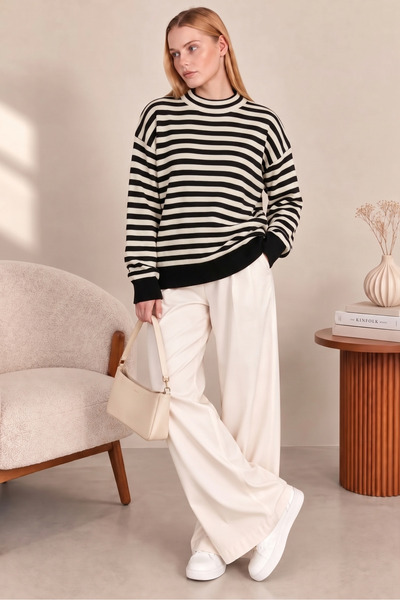 VARENZEA Pulover din tricot pentru femei, pentru noul sezon, cu model cu dung...