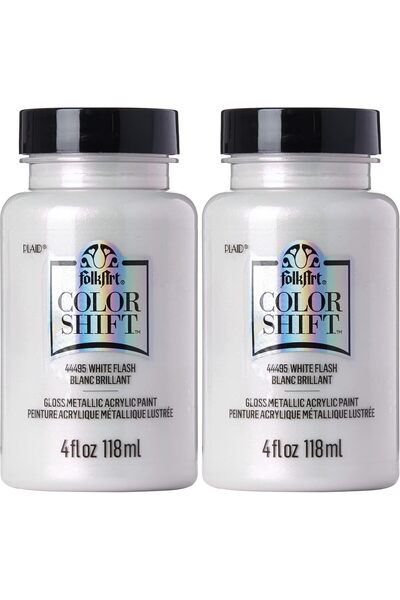 Generic 44495 Color Shift Metallic Paint, 4 oz, 4 Fl Oz (Pack of 2), White