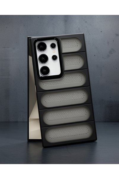 teknodayım Samsung Galaxy S24 Ultra Case Airmax Silicone Cover - Black