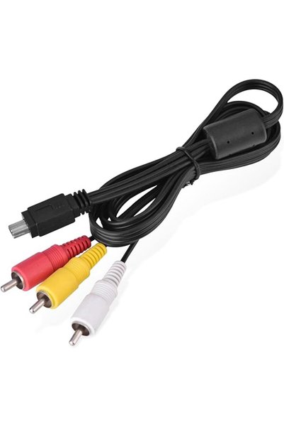 Demeras كابل فيديو وصوت AV صغير من نوع USB إلى 3 RCA، يستخدم لتوصيل الكاميرا ...