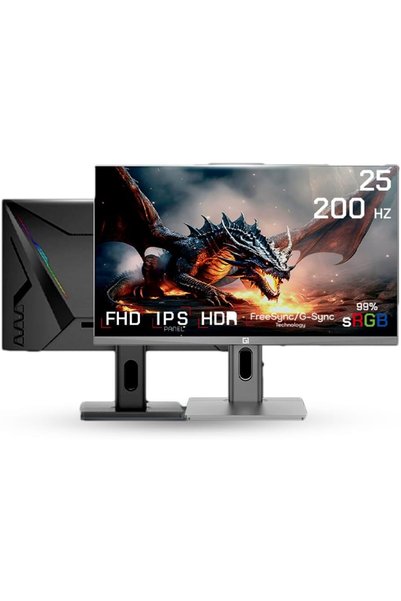 Generic G1F25F200 25-inch Gaming Monitor, FHD 1920x1080, IPS Panel, 0.5ms Res...