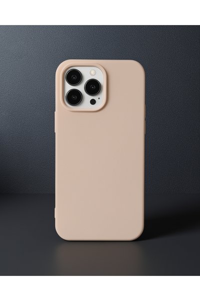 Generic Brand Apple iPhone 14 Pro Max Case Nano Velvet Silicone - Powder